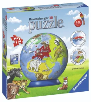 Ravensburger Childrens Globe Puzzleball 72pc