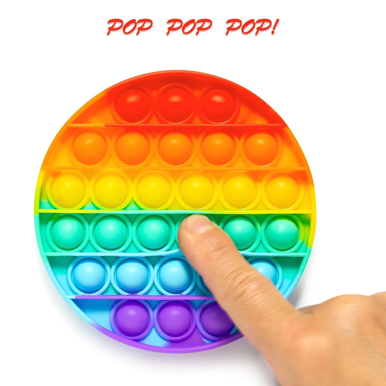 Round Pop it Toy For Stress Reliever Toy 1 pc