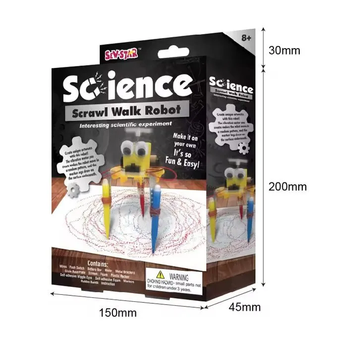 Science Scrawl Walk Robot Interesting Scientific Experiments