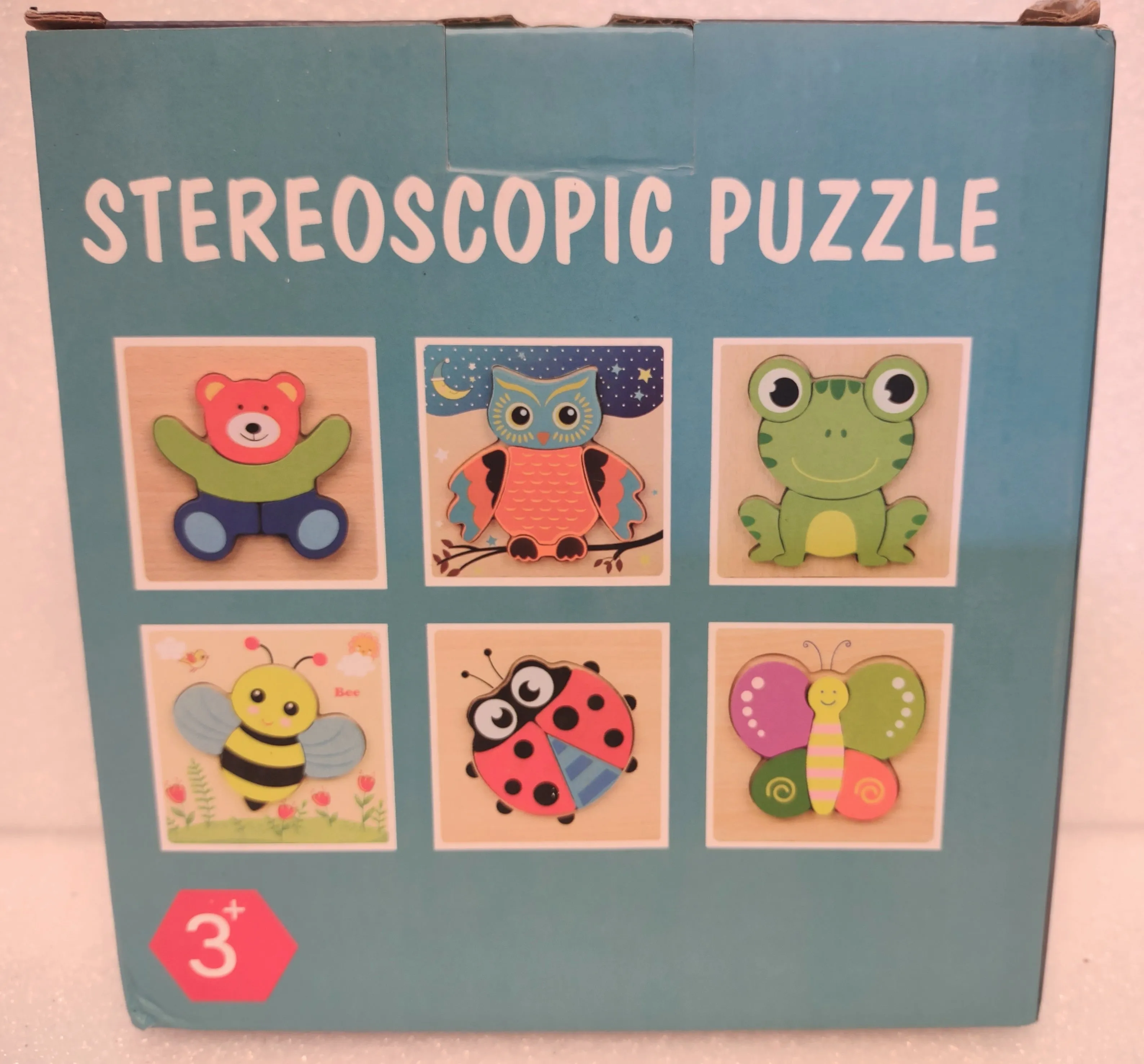 Six Piece Toddler Wooden Animal Puzzles