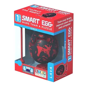 Smart Egg 3D Maze Brain Teaser STEM Puzzle - Lava