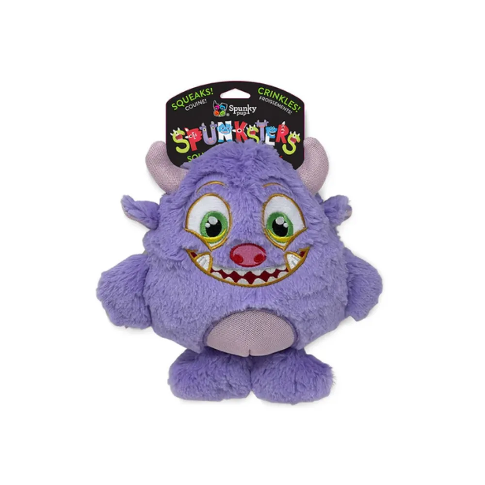 Spunkster Monsters Plush Dog Toy