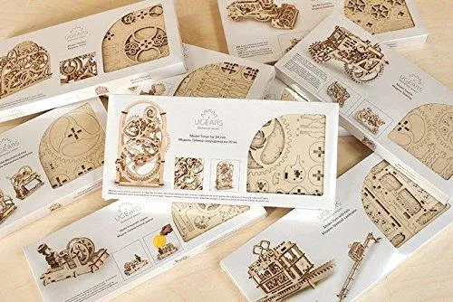 UGears 3D Mechanical Hurdy-Gurdy Musical Instrument Kit