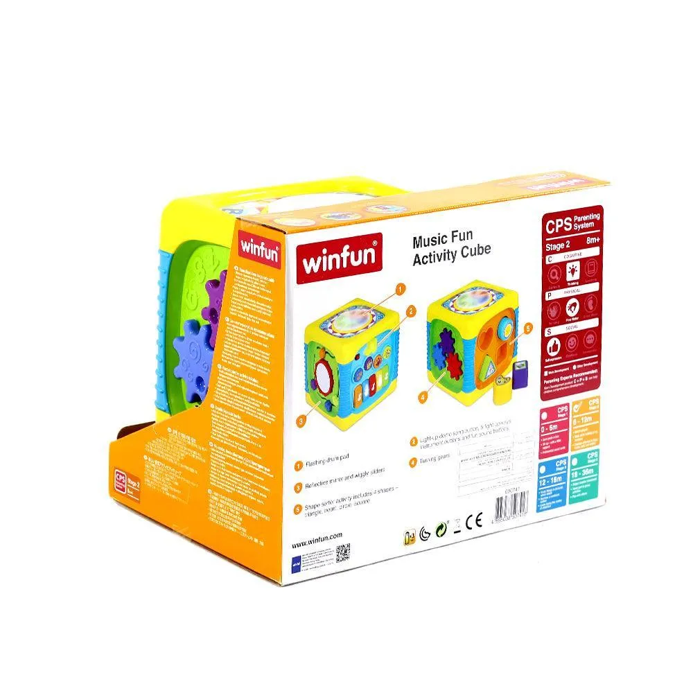 WinFun Music Fun Activity Cube