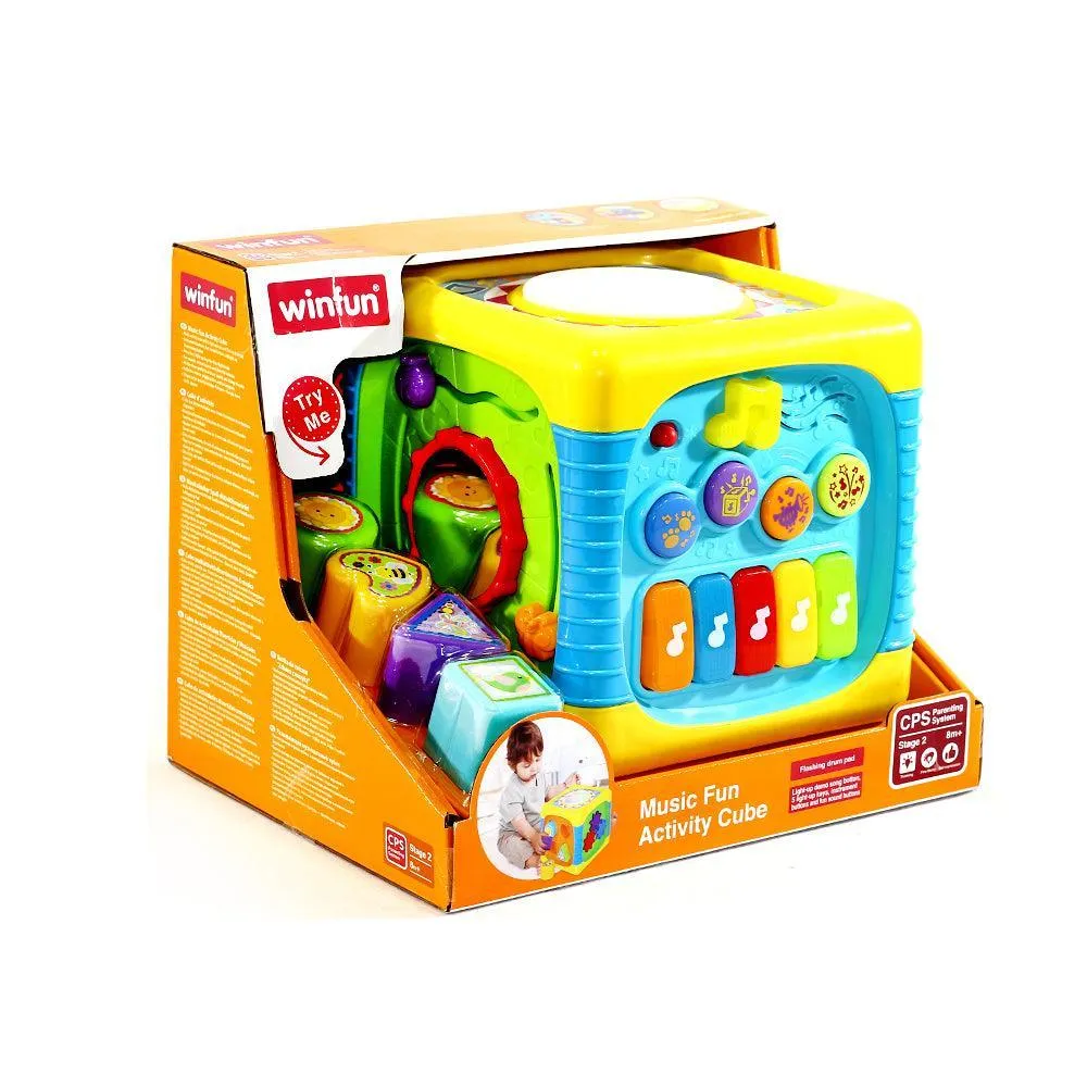 WinFun Music Fun Activity Cube