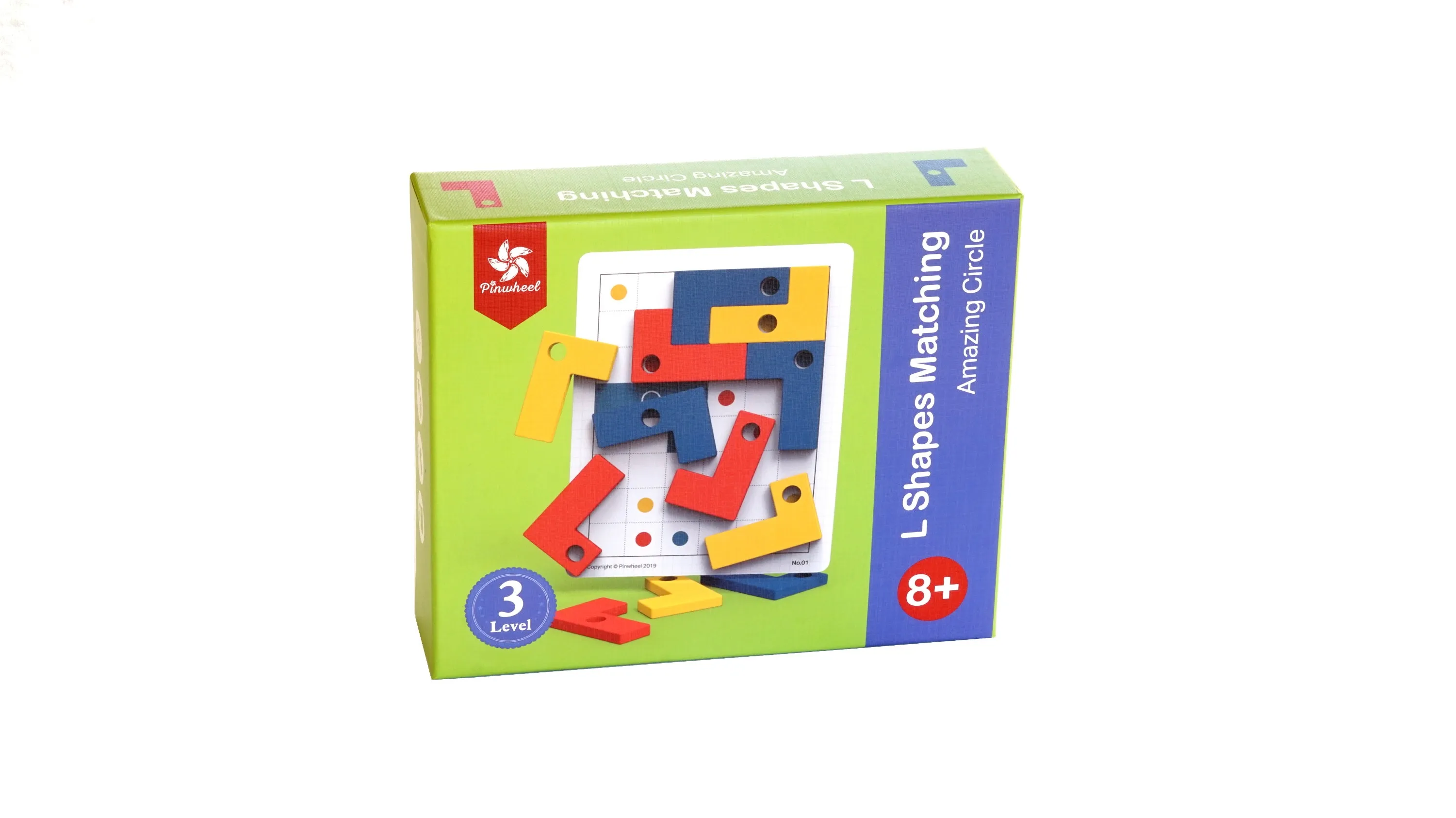 Wooden Block L Shape Logical Puzzle-Mathematics toys