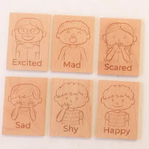 Wooden Emotion Recognition Blocks