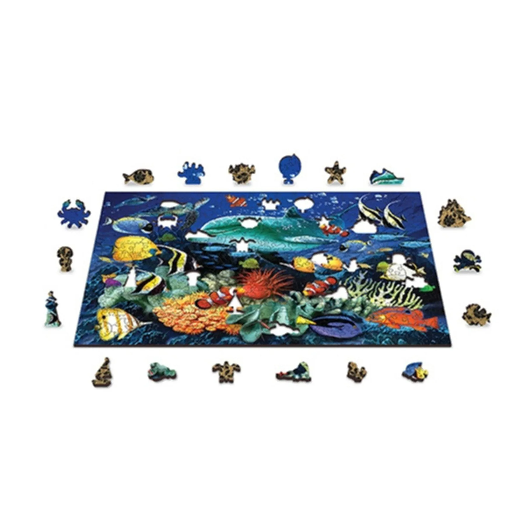 Wooden Jigsaw Puzzle, Underwater Adventures