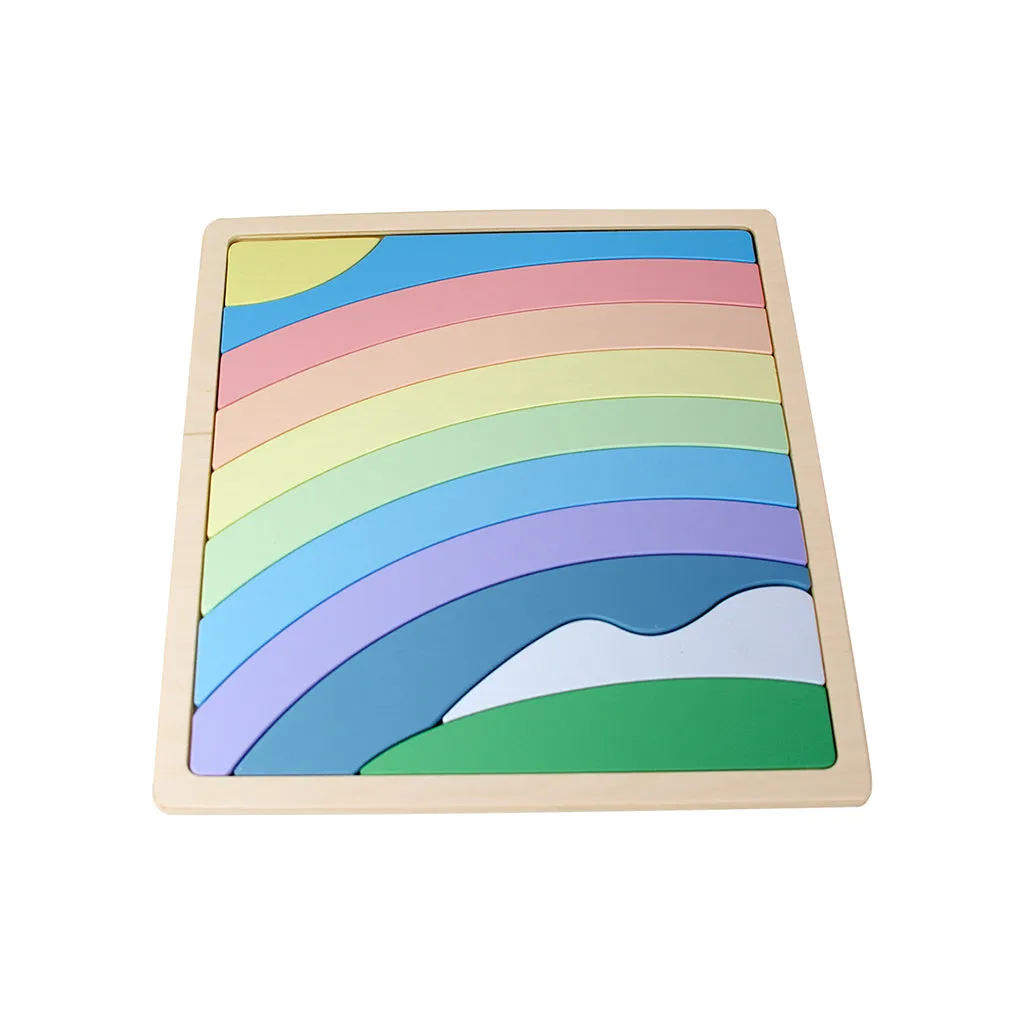 Wooden Puzzle - Rainbow