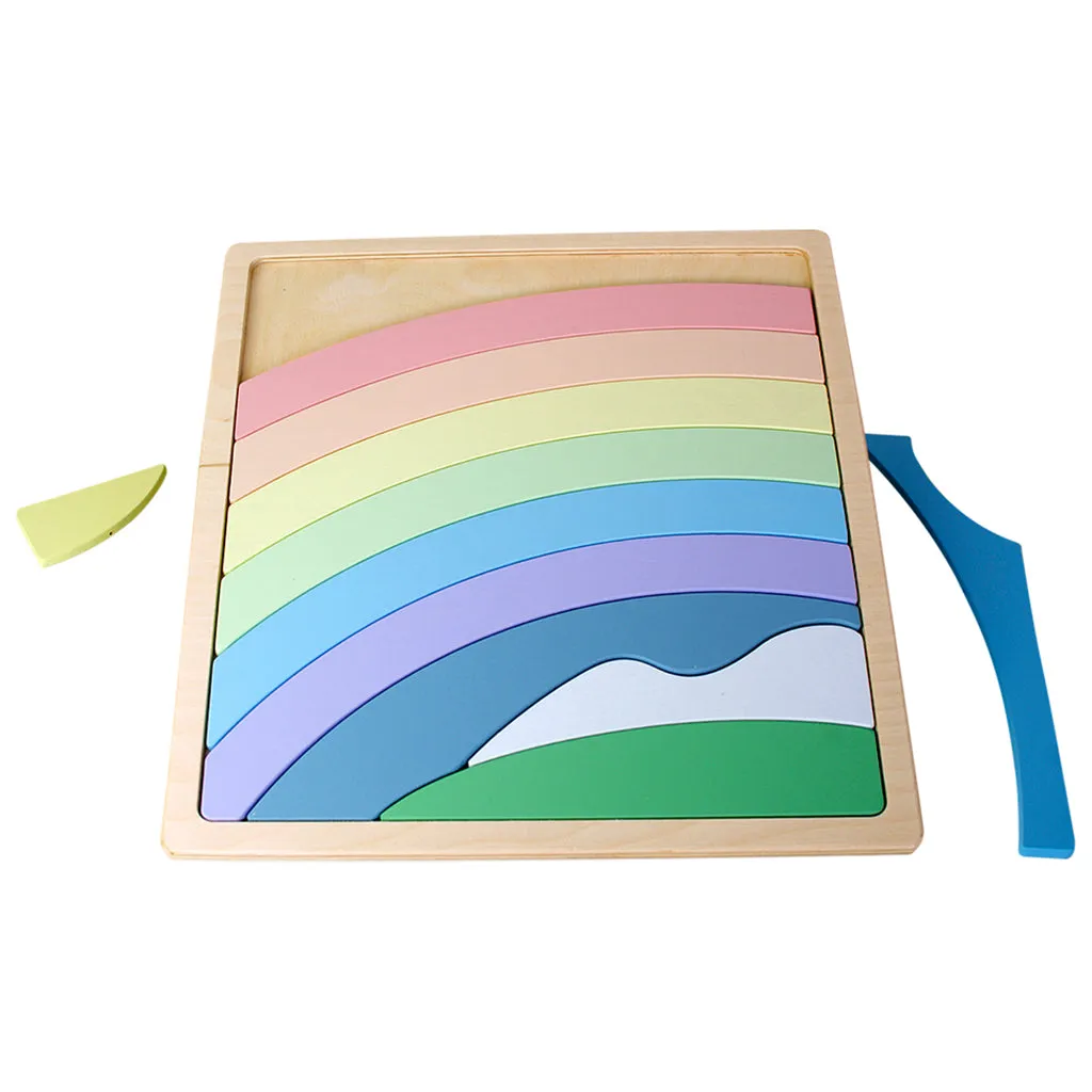 Wooden Puzzle - Rainbow