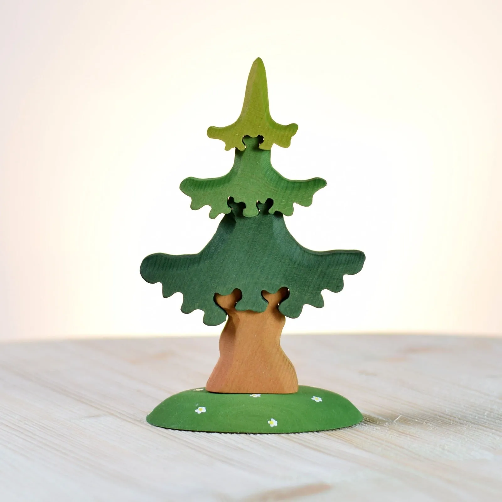 Wooden Spruce Tree Puzzle - Small