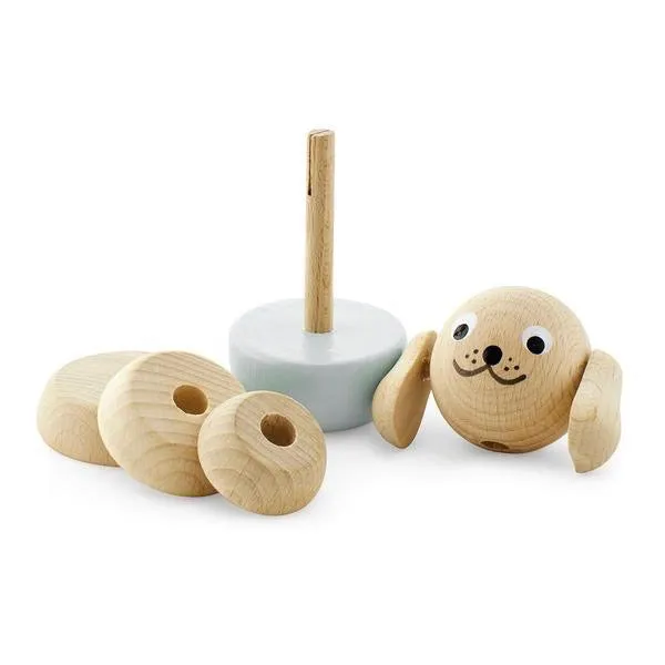 Wooden Stacking Puzzle Dog - Bella